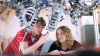 mechanical engineering students working on a cockroach robot